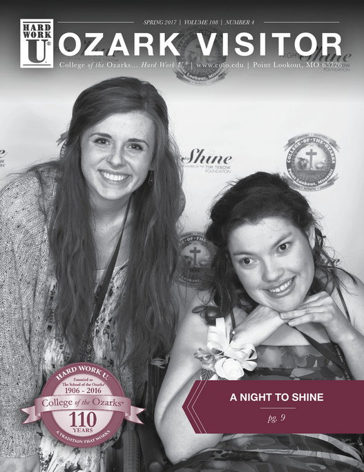 Cover for the Spring 2017 Ozark Visitor magazine issue