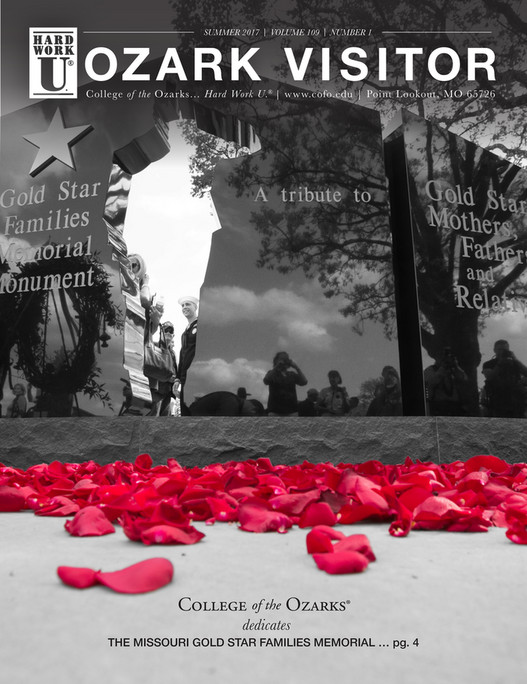 Cover for the Summer 2017 Ozark Visitor magazine issue