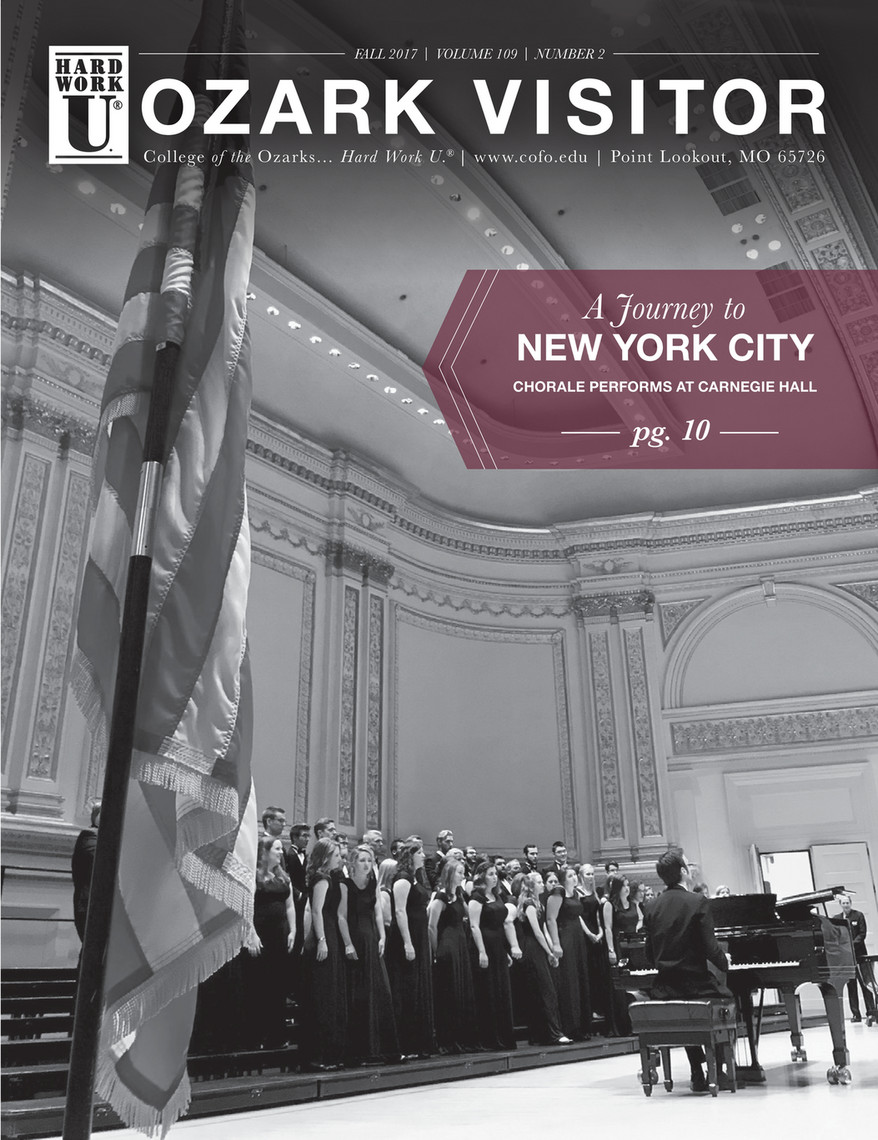 Cover for the Fall 2017 Ozark Visitor magazine issue