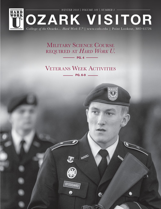 Cover for the Winter 2018 Ozark Visitor magazine issue