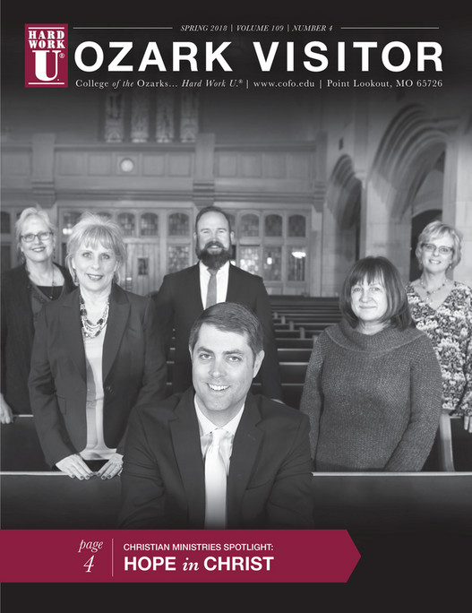 Cover for the Spring 2018 Ozark Visitor magazine issue