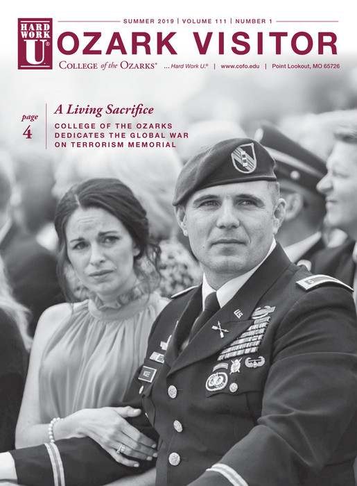 Cover for the Summer 2019 Ozark Visitor magazine issue