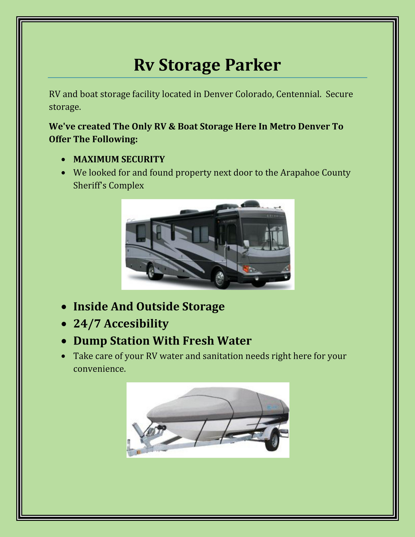Gameindoor Rv Storage Denver 52 - p2m6zk2