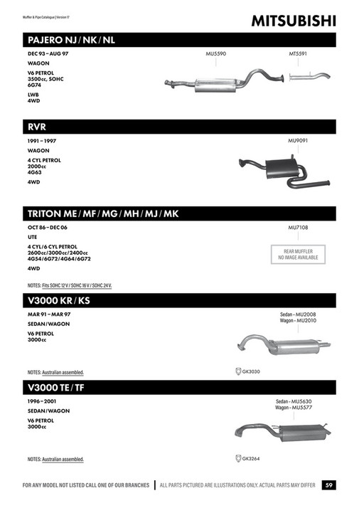 Magoo Auto — Muffler & Pipe Catalogue - Page 64-65 - Created with ...