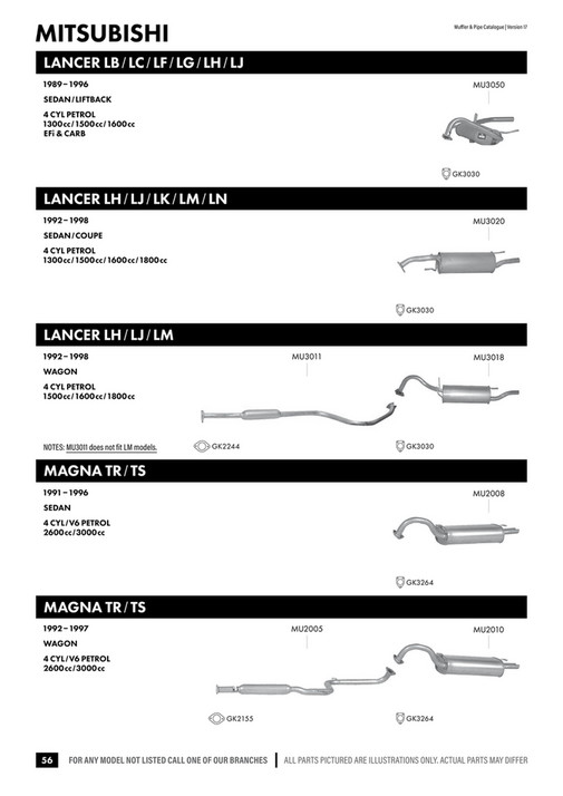 Magoo Auto — Muffler & Pipe Catalogue - Page 58-59 - Created with ...