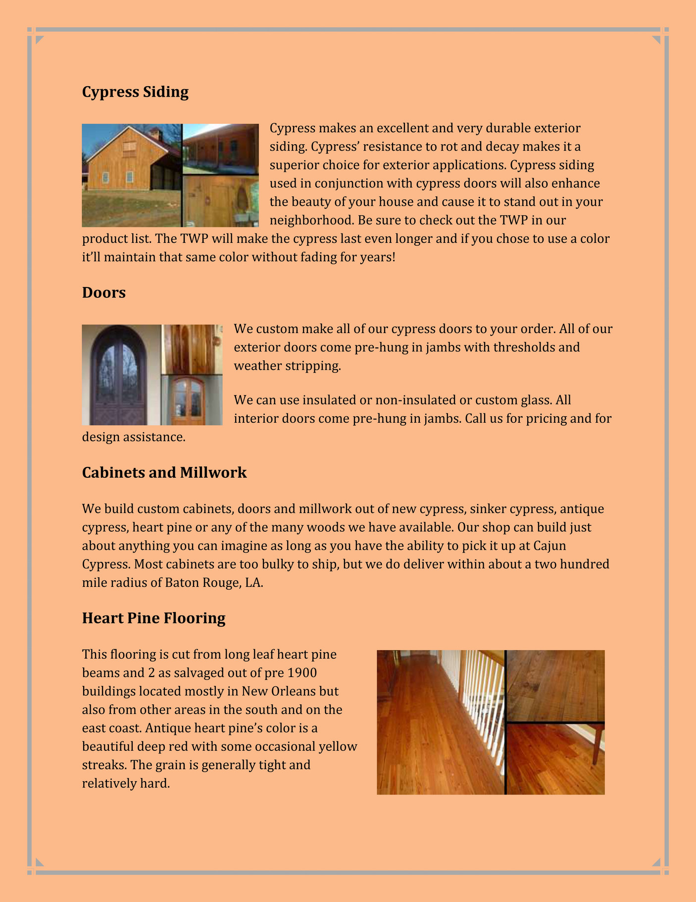 Cajuncypress Hardwood Distributors Page 4 Created With