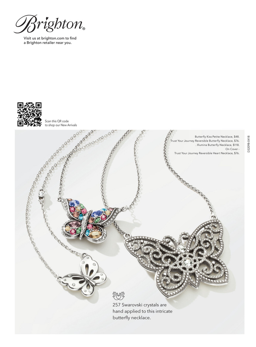 brighton butterfly jewelry