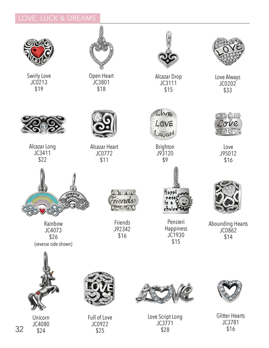 Brighton - Brighton Charms Spring 2019 - Brighton Open Heart Charm Silver