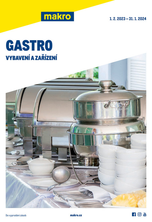 Gastro vybavení a zařízení