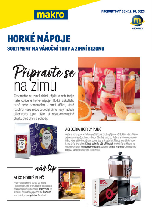 HORKÉ NÁPOJE | VÁNOČNÍ TRHY A ZIMNÍ SEZONA