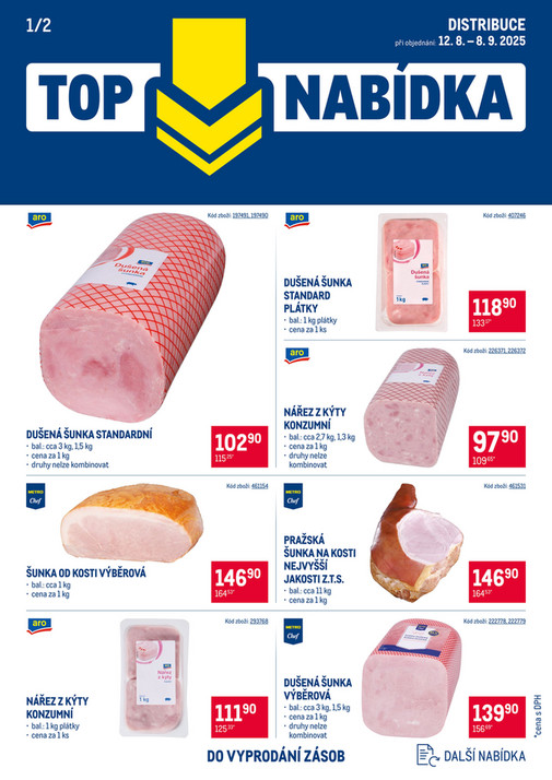 TOP uzeniny distribuce