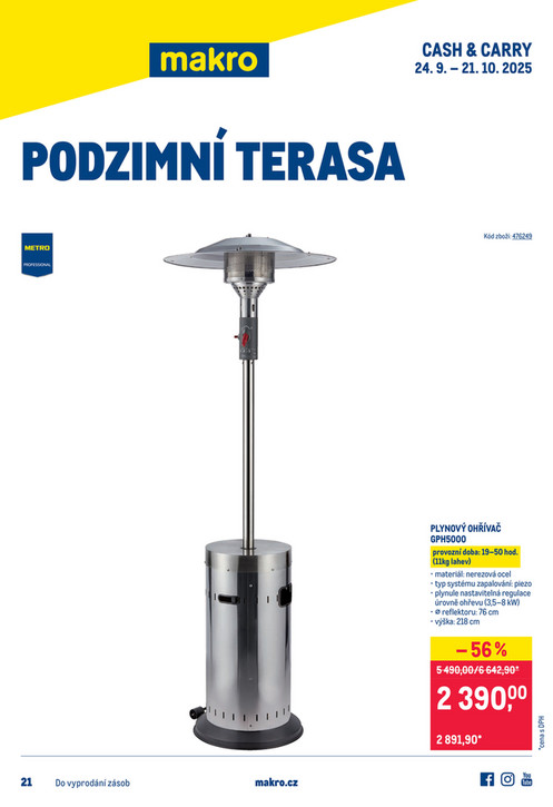 Podzimní terasa