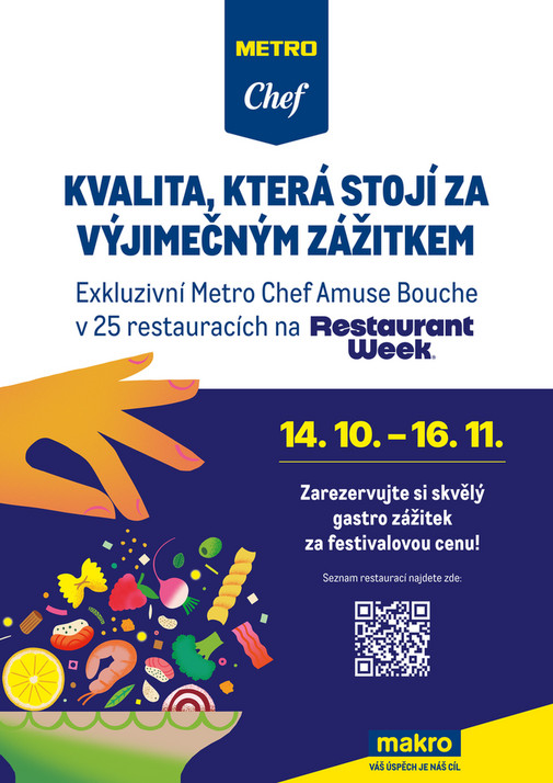 Zažijte METRO Chef Amuse Bouche na Restaurant Week