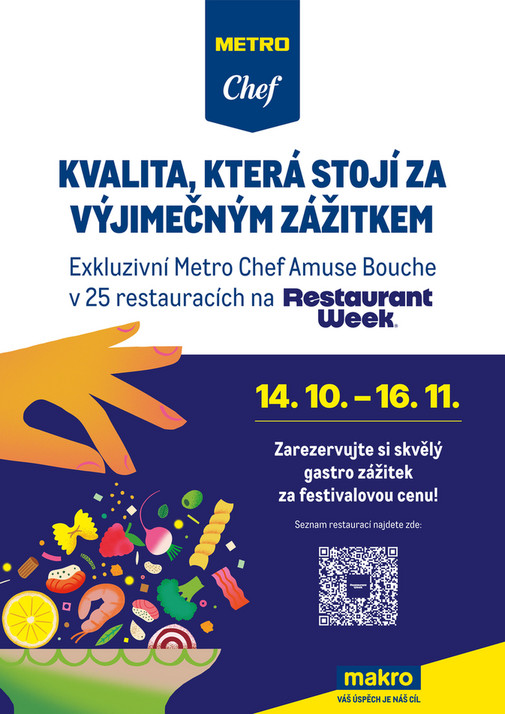 Zažijte METRO Chef Amuse Bouche na Restaurant Week