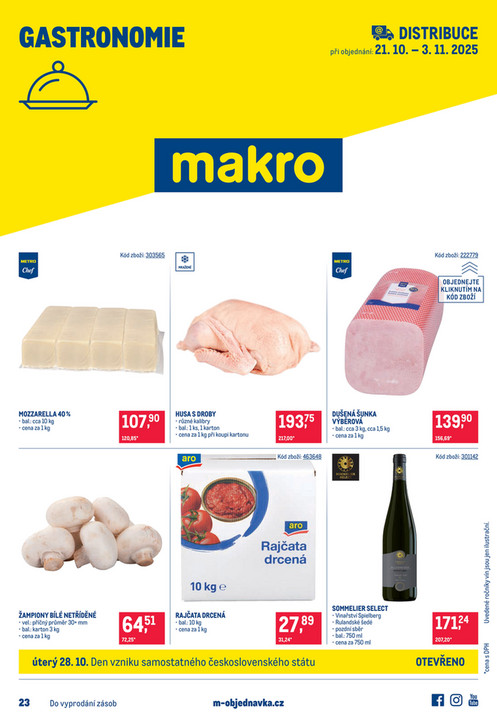 Gastronomie distribuce