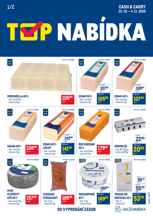 TOP mléčné výrobky