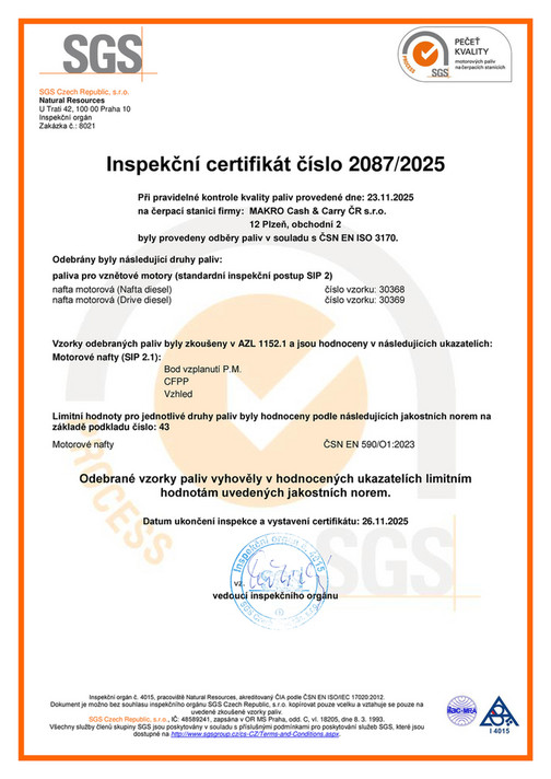 Plzeň - 26. 11. 2025