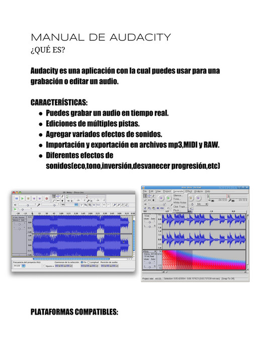 My publications - Manual de Audacity - Page 1 - Created with Publitas.com