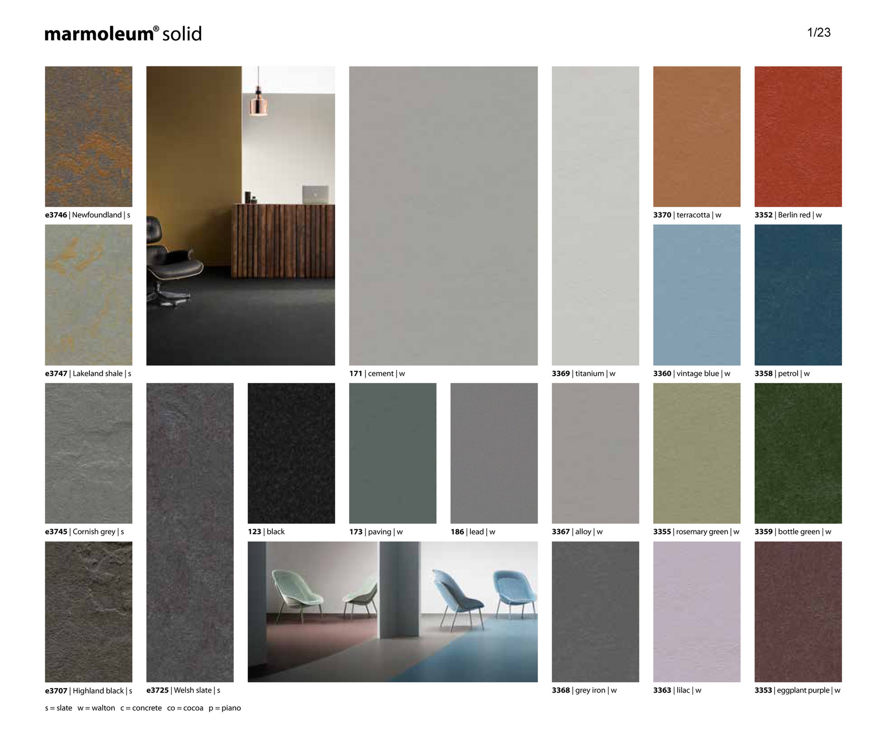 ForboFlooring_PT - Marmoleum sample brochure - Página 1
