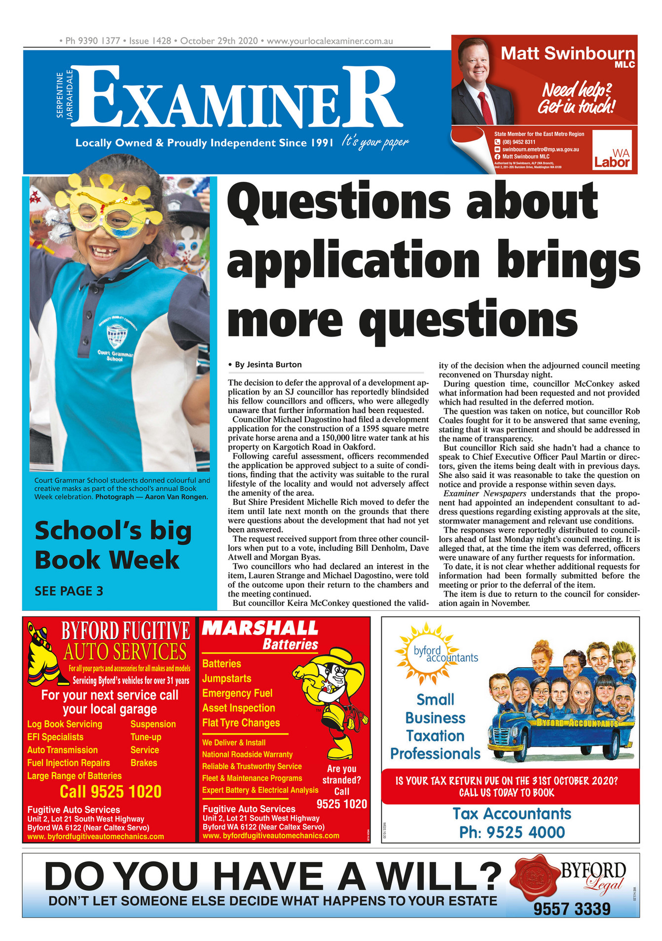 Examiner Newspapers - Serpentine/Jarrahdale Examiner Newspapers 29th ...