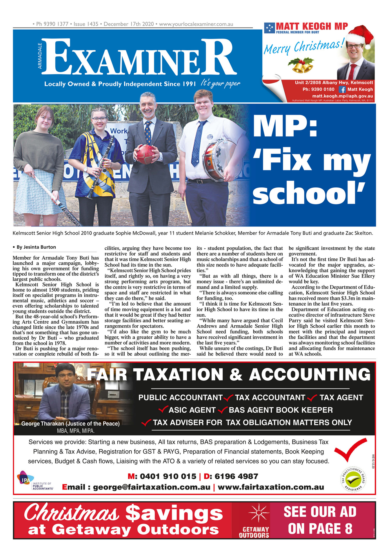 Examiner Newspapers - Armadale Examiner Newspapers 17th December 2020 ...