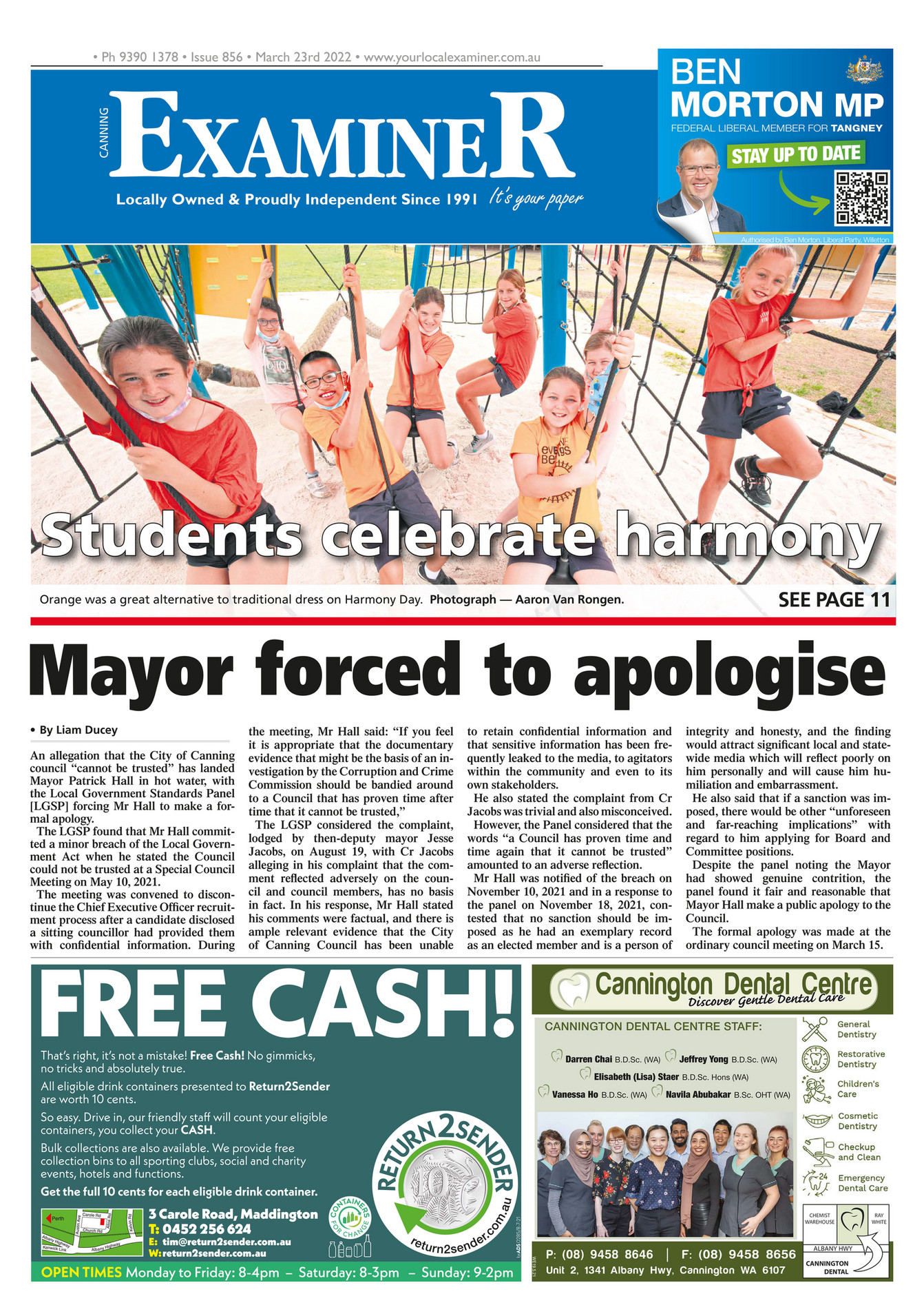 Examiner Newspapers Canning Examiner Newspaper 23rd March 2022 Page 45