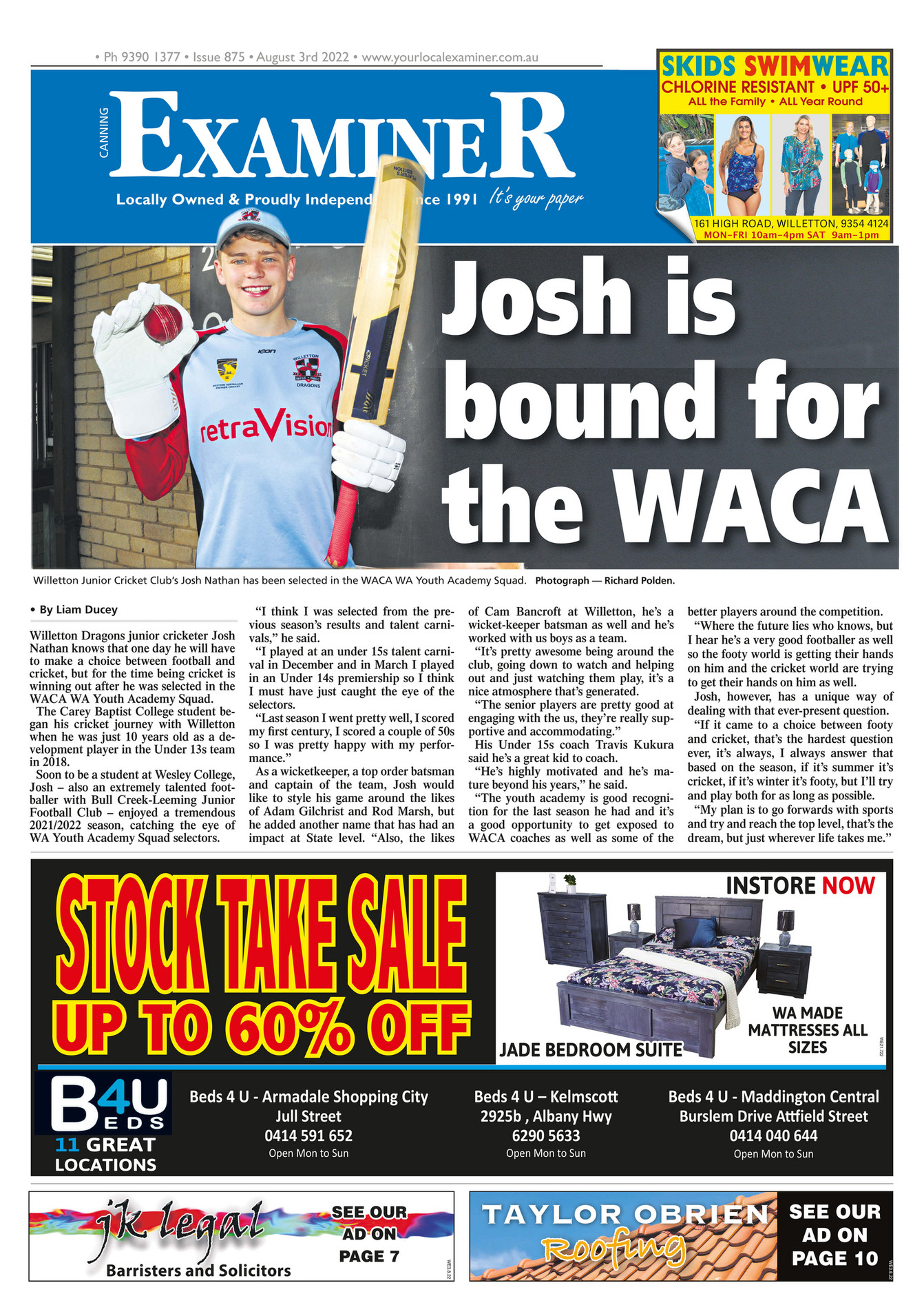 Examiner Newspapers Canning Examiner Newspaper 3rd August 2022 Page 45