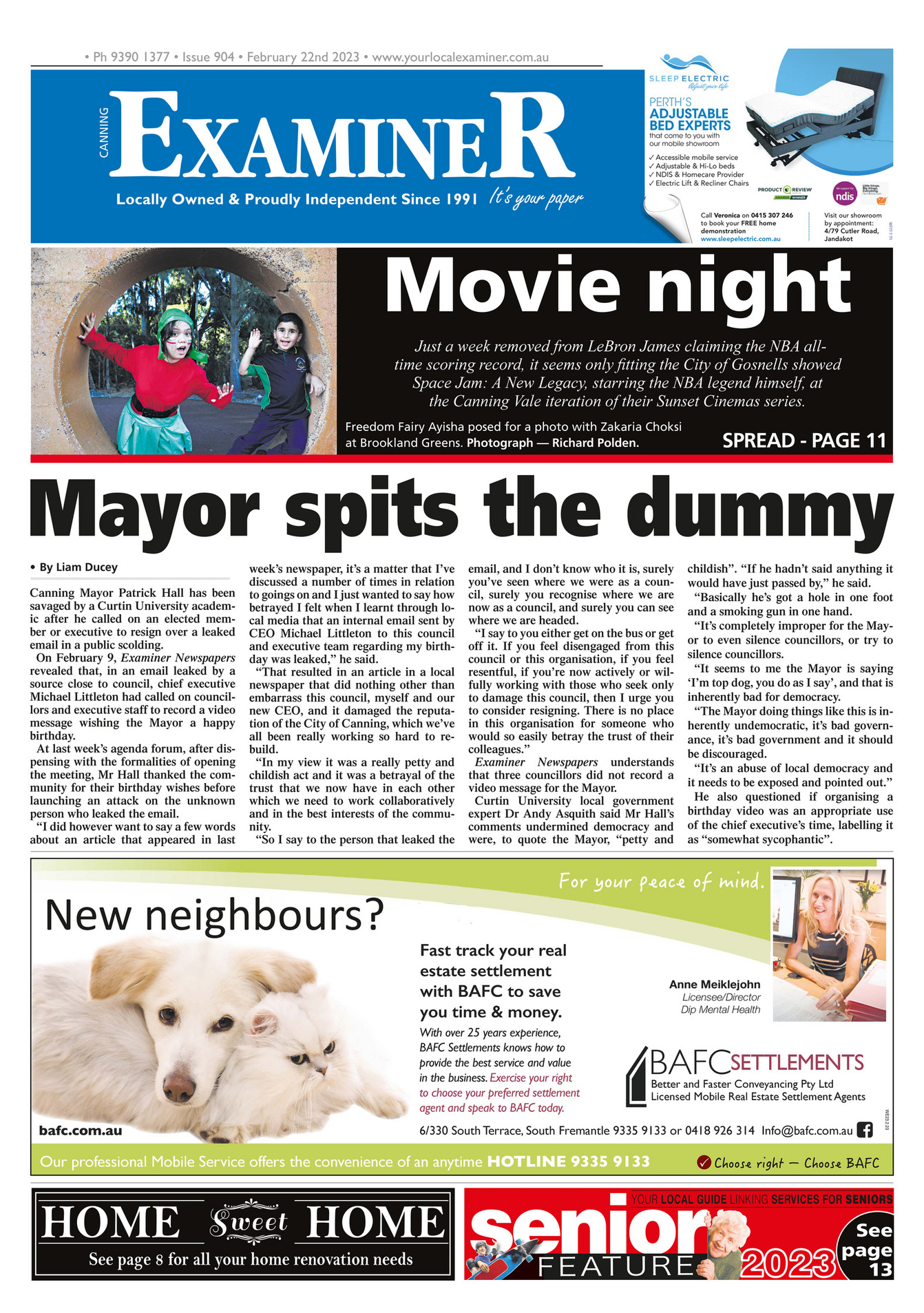 Examiner Newspapers Canning Examiner Newspaper 22nd February 2023