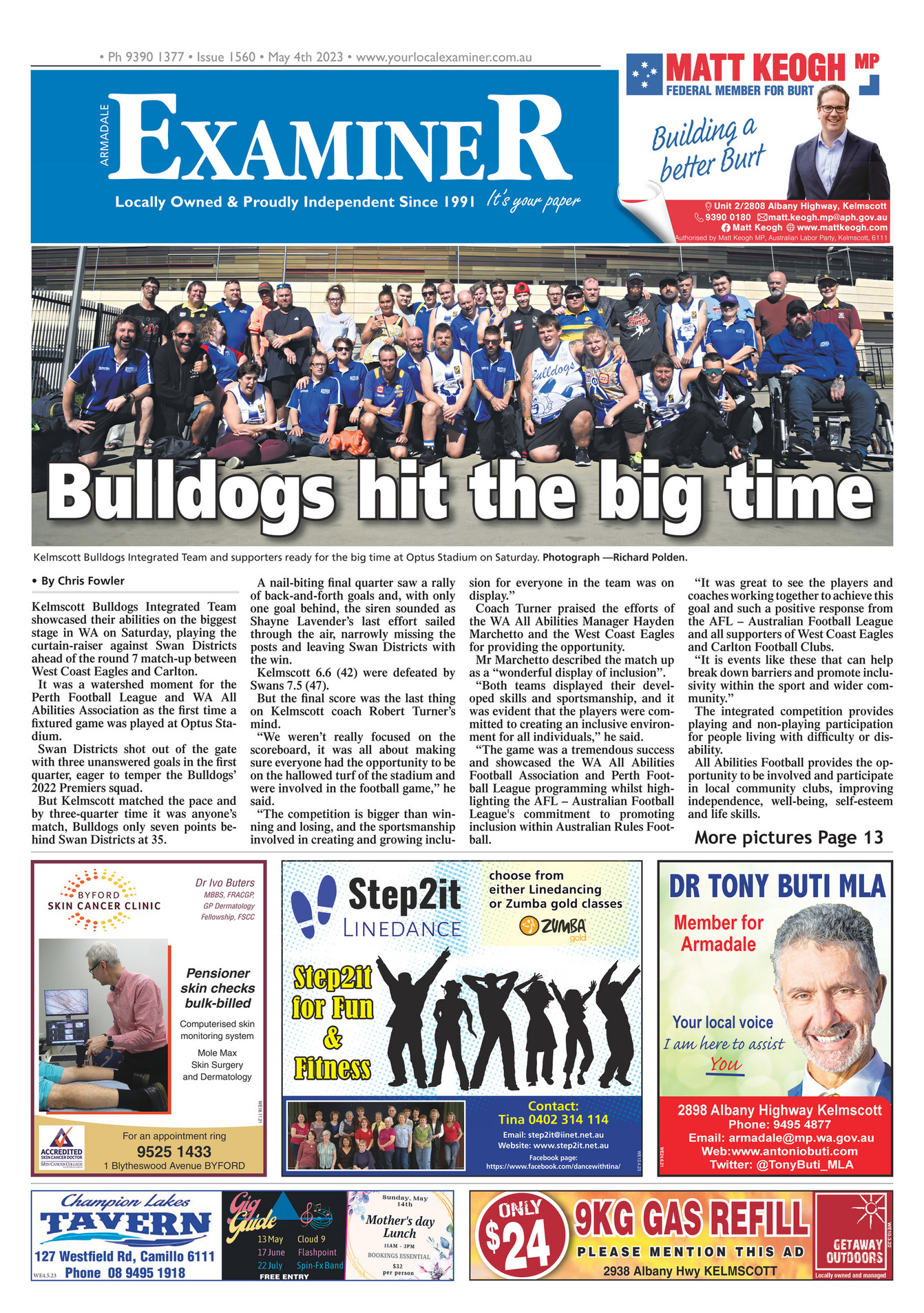 Examiner Newspapers - Armadale Examiner Newspapers 4th May 2023 - Page 1