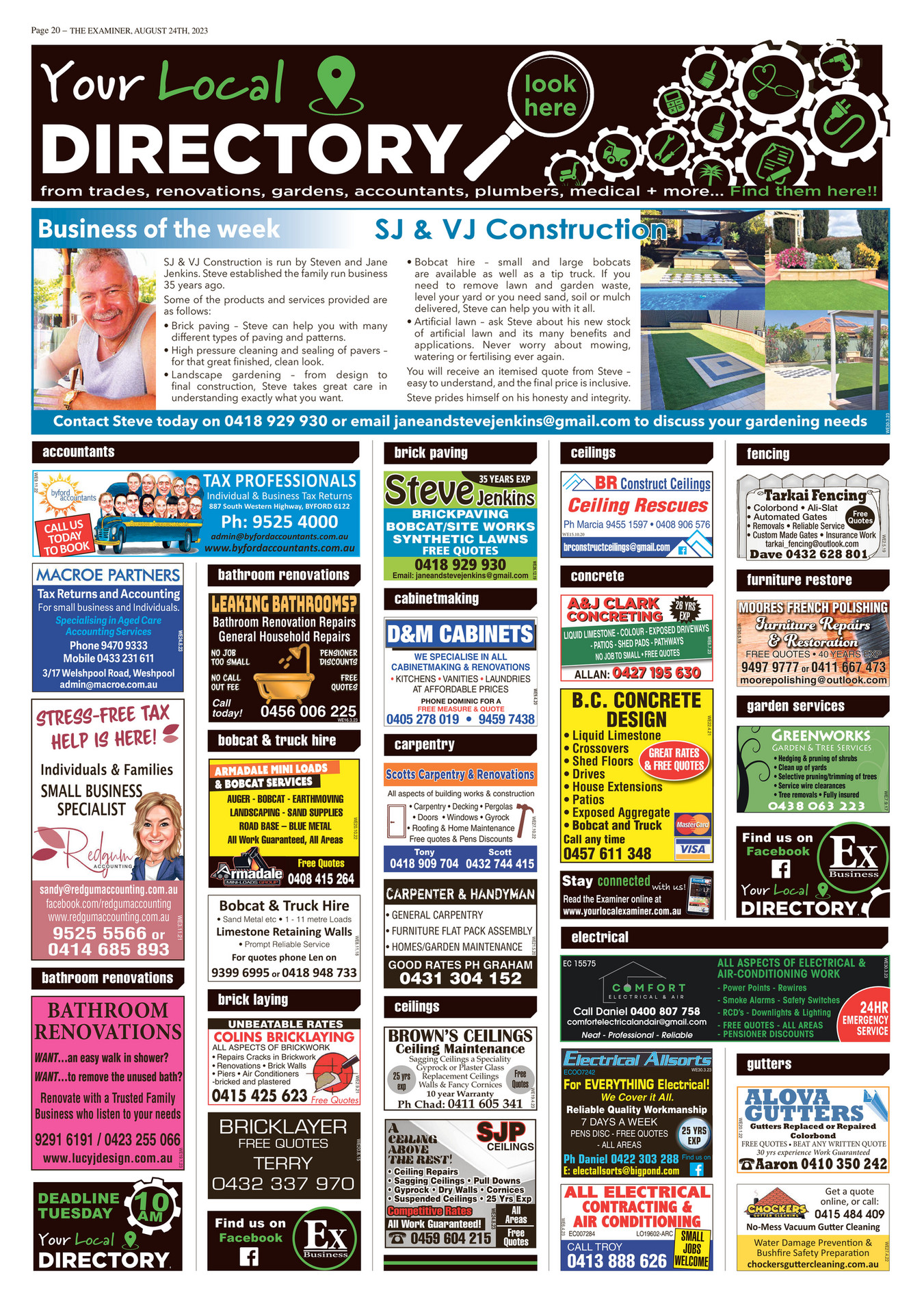 Examiner Newspapers - Gosnells, Armadale, Serpentine/Jarrahdale And ...