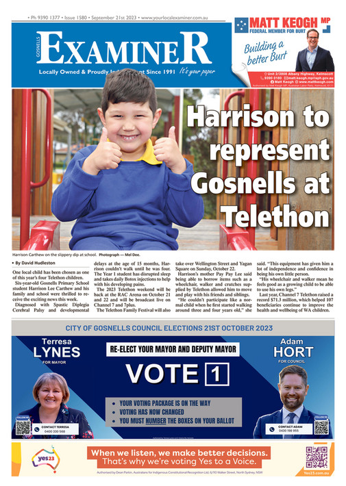 Examiner Newspapers - Gosnells Examiner Newspapers 21st September 2023 ...