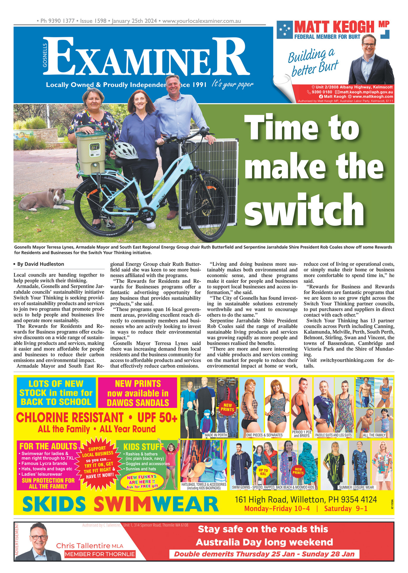 Examiner Newspapers - Gosnells Examiner Newspapers 25th January 2024 ...