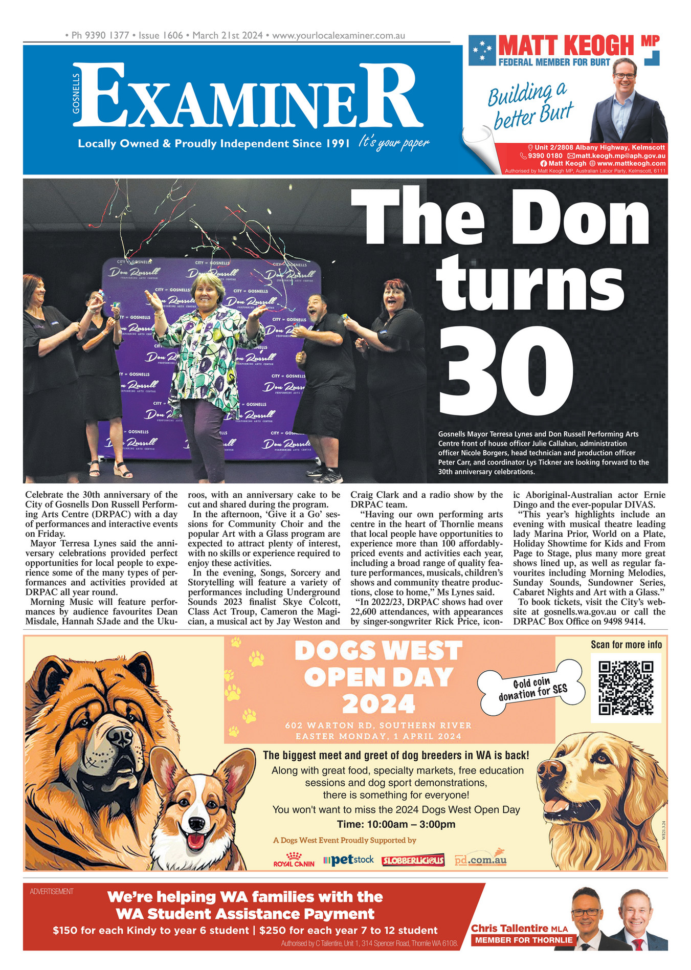 Examiner Newspapers - Gosnells Examiner Newspapers 21st March 2024 ...