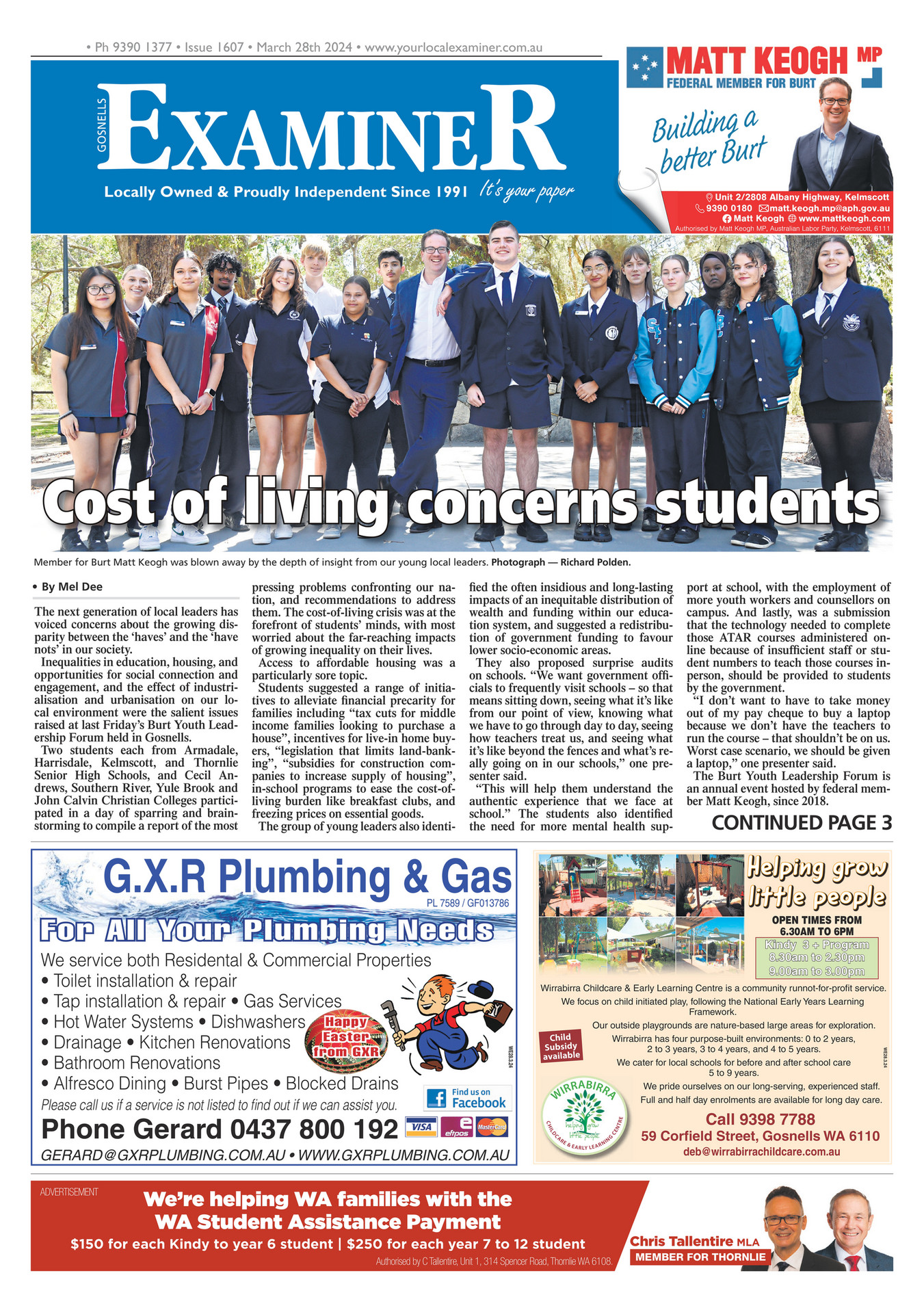 Examiner Newspapers - Gosnells Examiner Newspapers 28th March 2024 ...