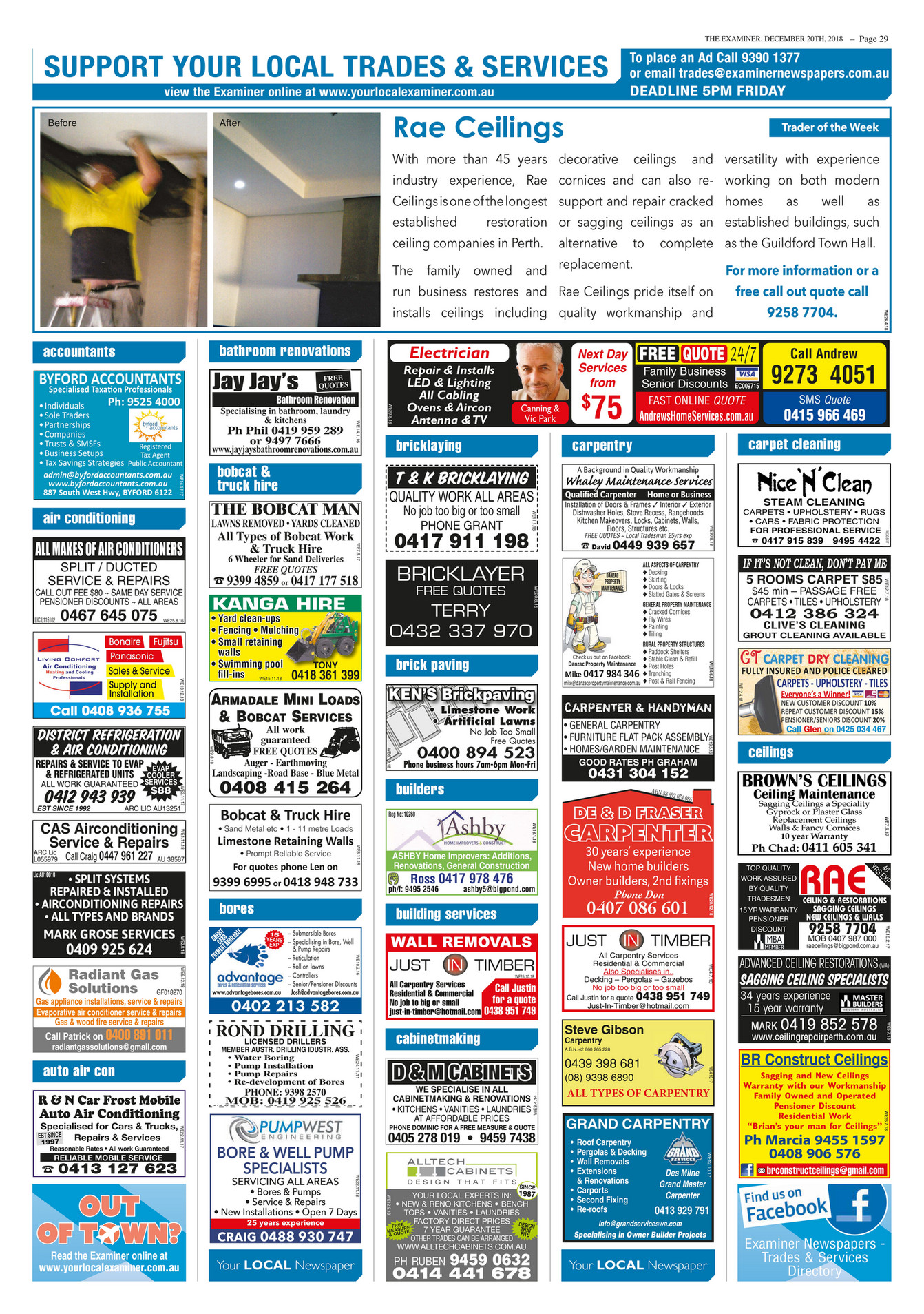 Examiner Newspapers - GAS and Canning Trades Examiner Newspapers 20th ...