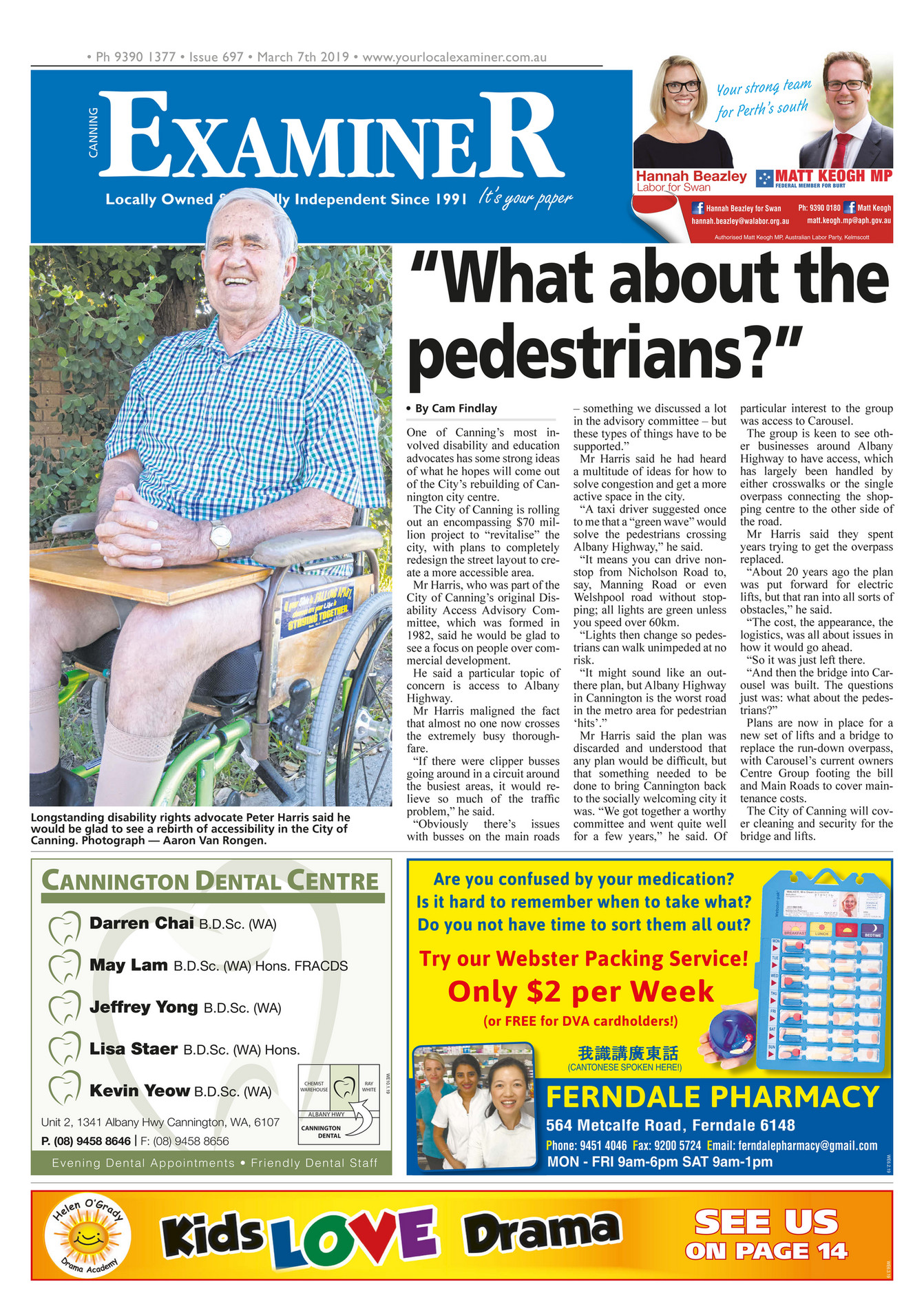 Examiner Newspapers Canning Examiner Newspapers 6th March 2019 Page 1