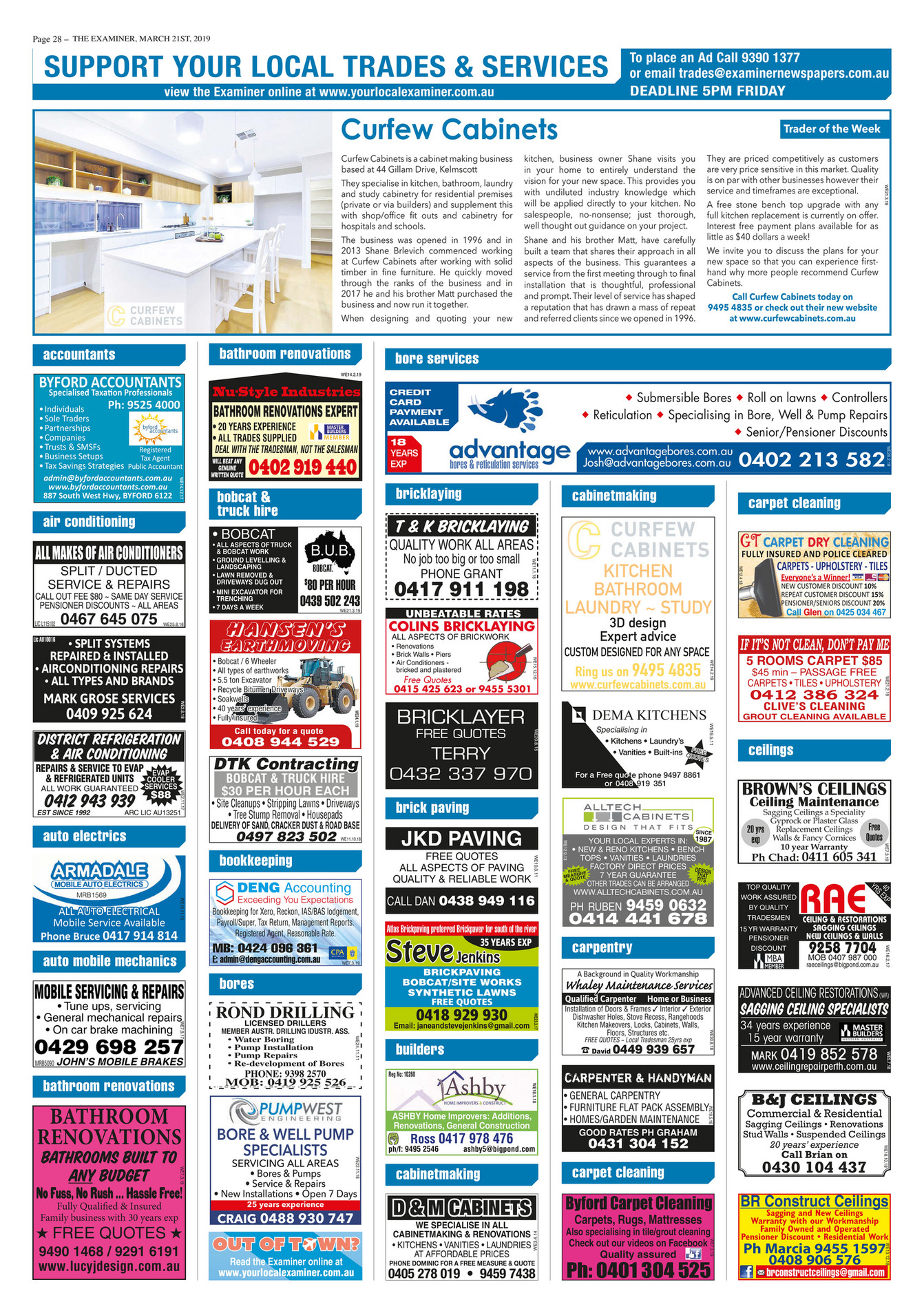 Examiner Newspapers - GAS Trades Examiner Newspapers 21st March 2019 ...