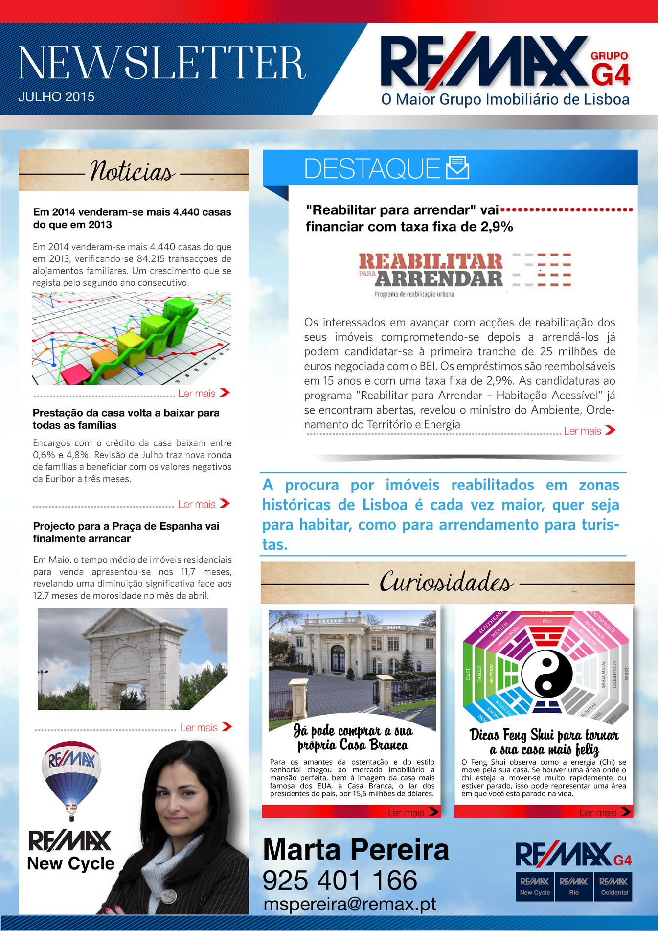 Remax Portugal Real Estate Newsletter Página 1 Created with