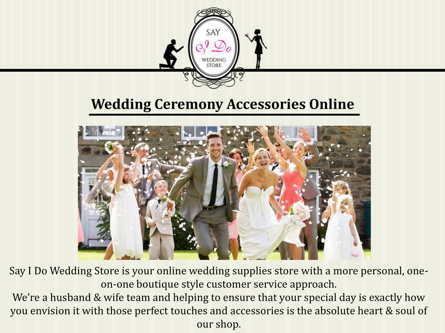 wedding ceremony accessories