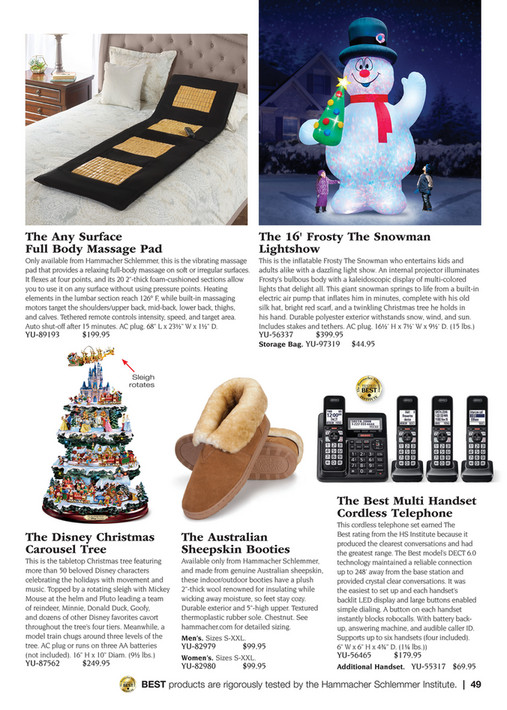 Hammacher Schlemmer - Select Gifts 2023 - Page 48-49