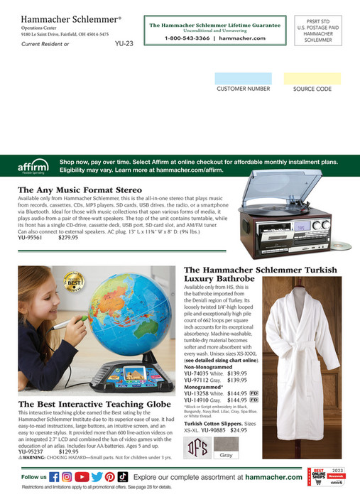 Hammacher Schlemmer - Select Gifts 2023 - Page 56