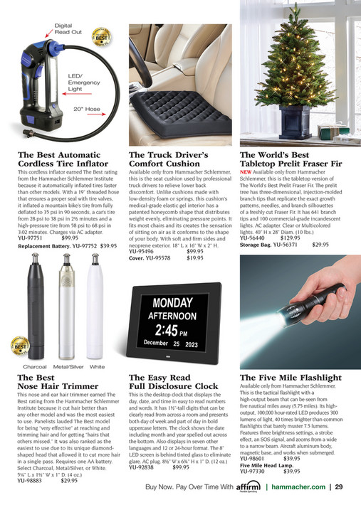 Hammacher Schlemmer - Select Gifts 2023 - Page 28-29