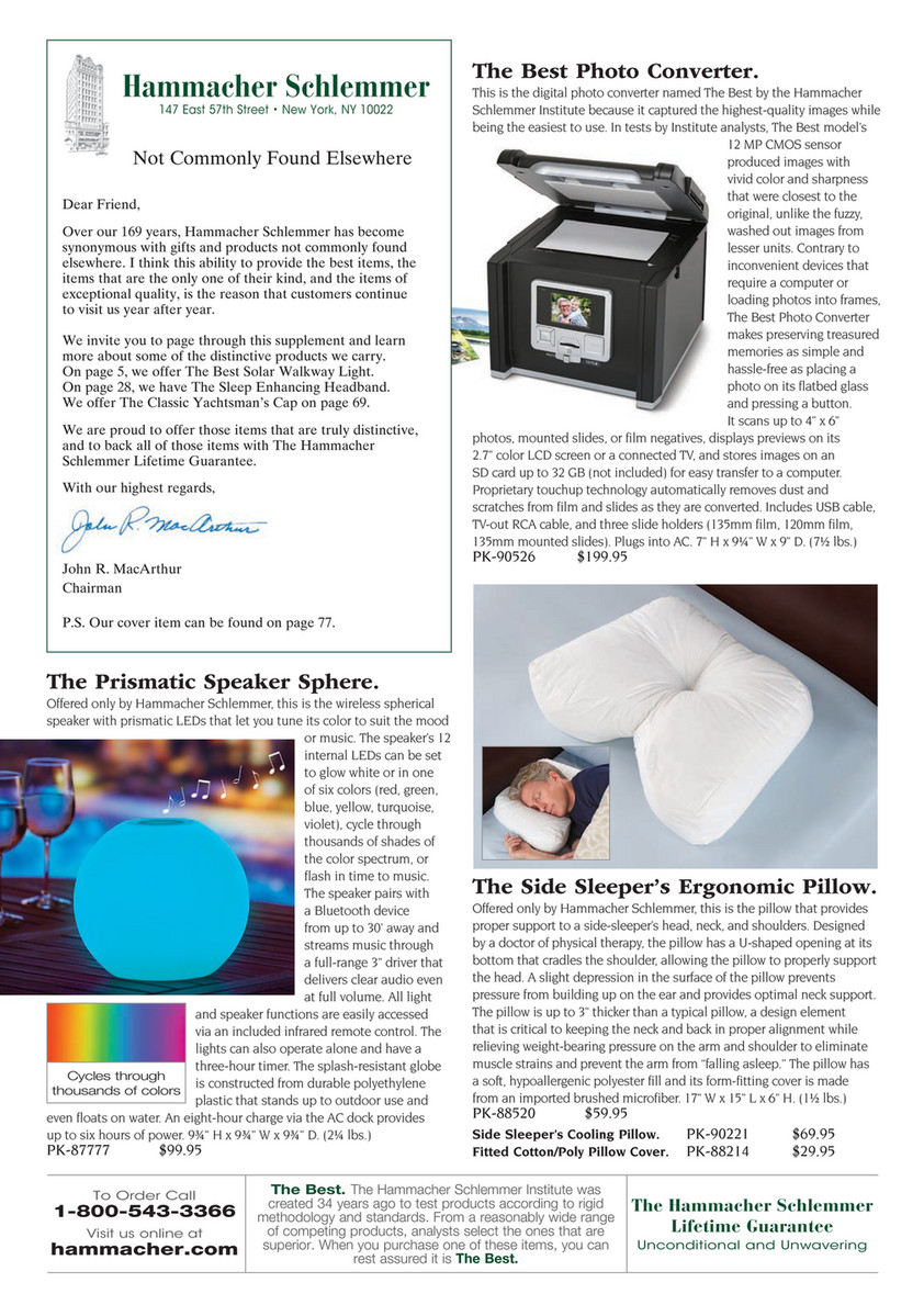 Hammacher Schlemmer Summer Remail 2017 The Cool On Contact