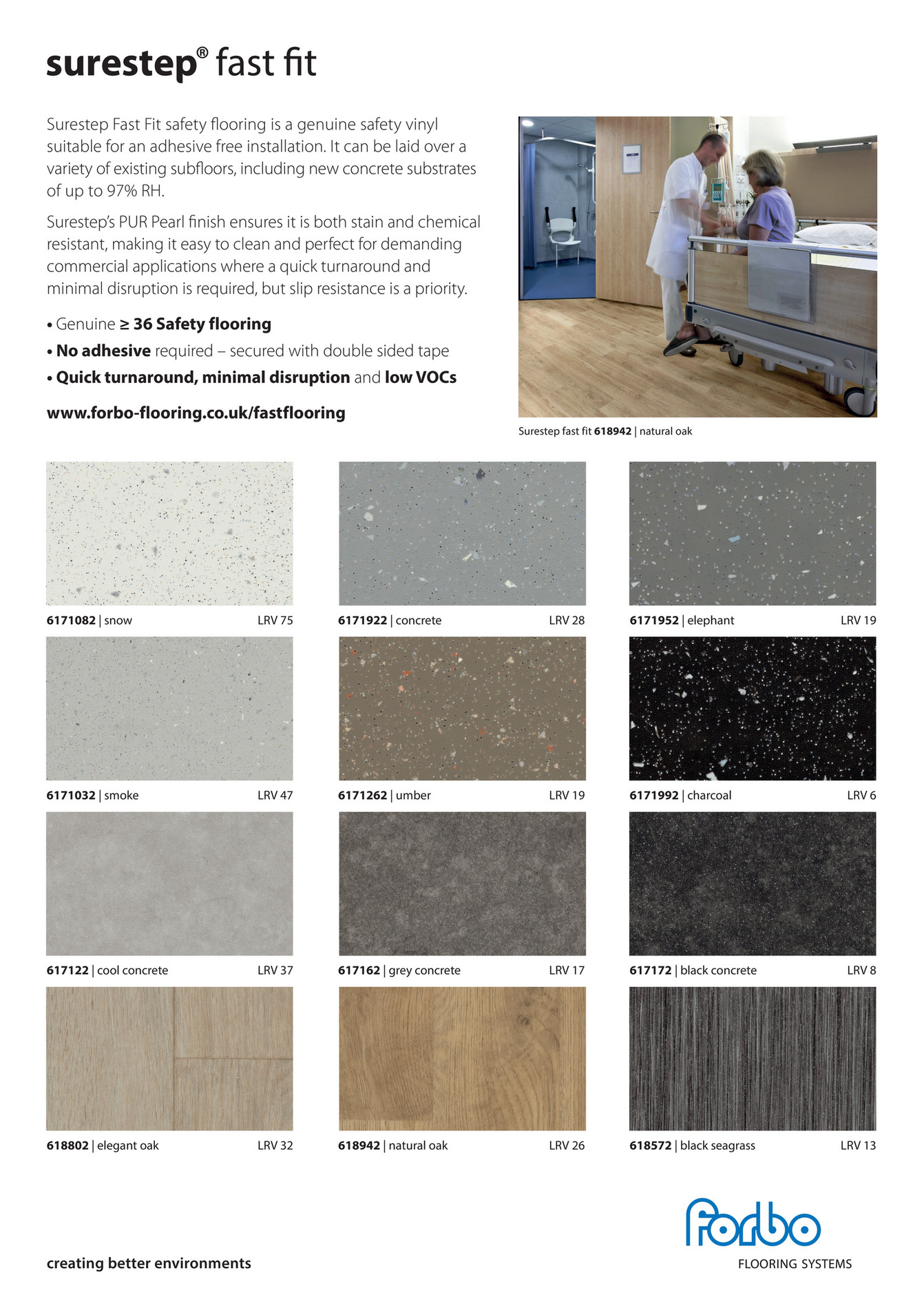 ForboFlooring_UK Forbo Flooring Systems Surestep Fast Fit Samplebook