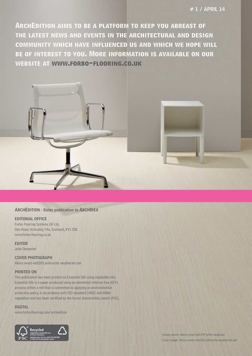 Forboflooring Uk Archedtion Issue 1 Spring 2014 Page 2 3