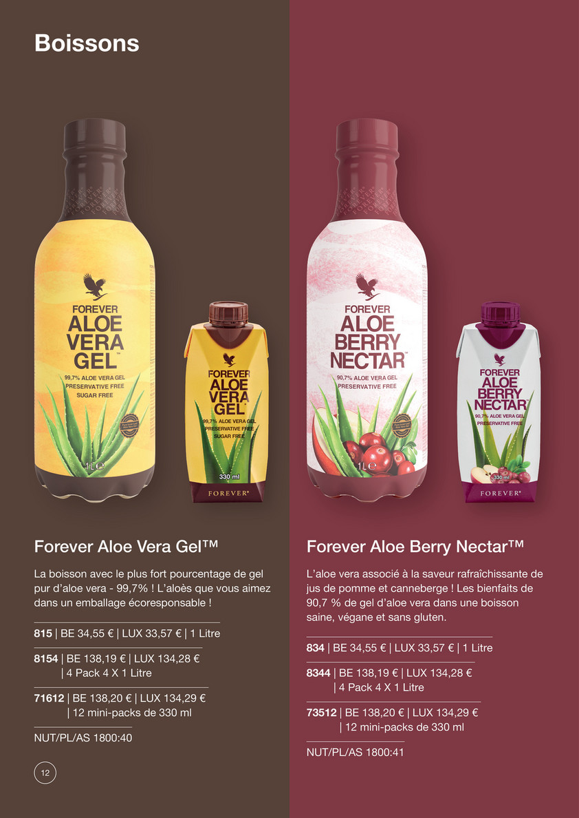 Forever Living Products Benelux - Forever_Brochure_des_produits - Forever  Aloe Berry Nectar