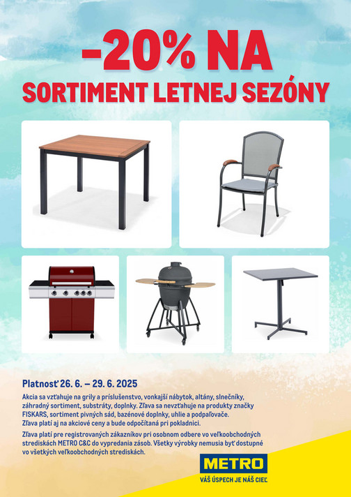 -20% na sortiment letnej sezóny