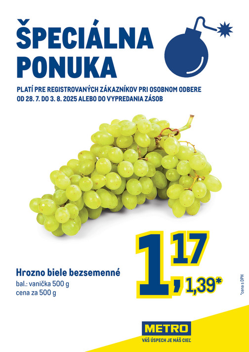 Špeciálna ponuka - hrozno