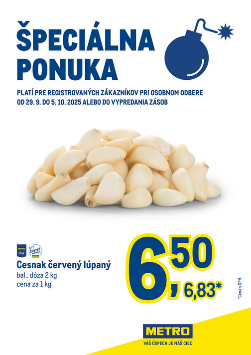 Špeciálna ponuka - Cesnak