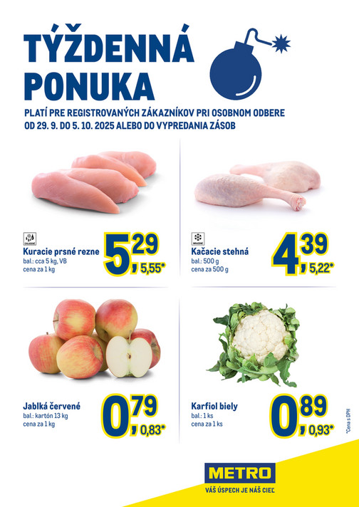 Týždenná ponuka